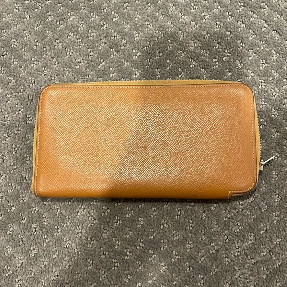 Brown Hermes Long wallet